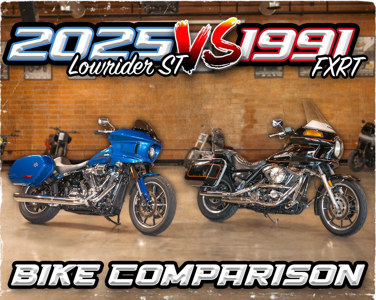 VIDEO] Harley-Davidson 1991 FXRT Vs. 2025 Lowrider ST (FXLRST