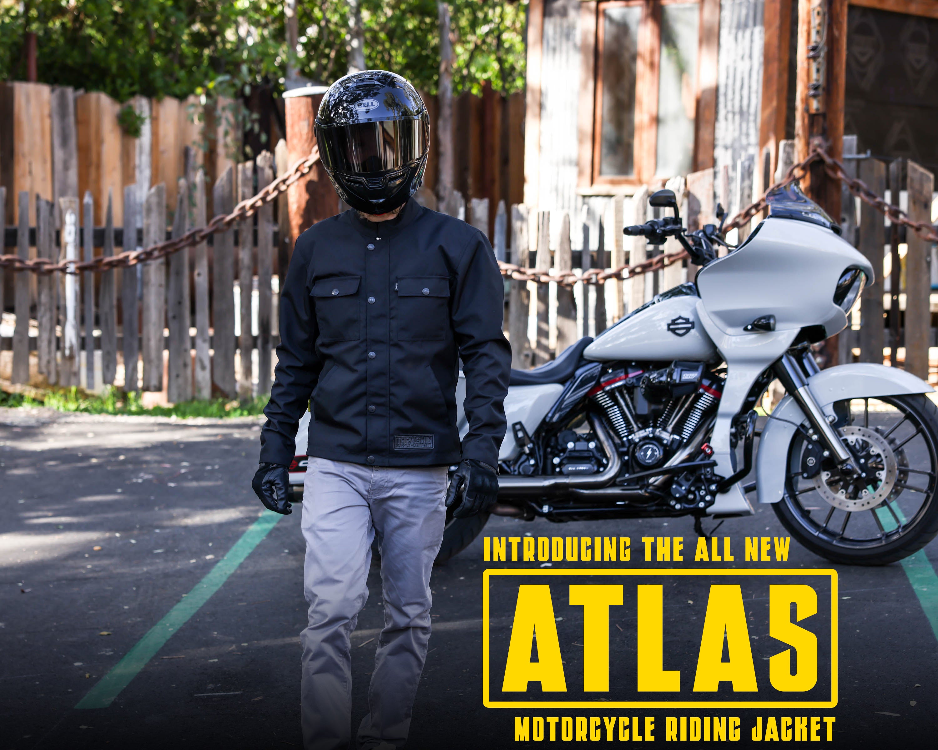 ジャケット・アウター ATLAS clothing store Product Highlight: The ATLAS riding jacket – Thrashin Supply
