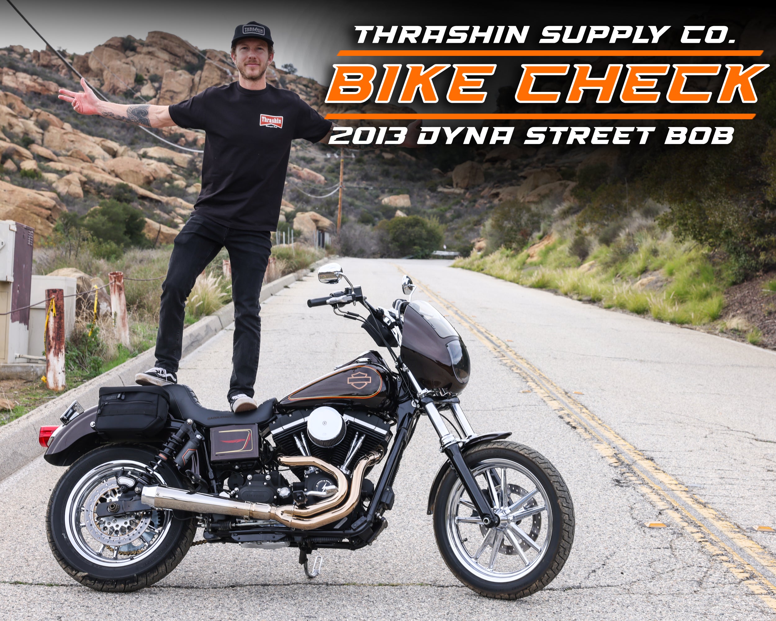 Bike Check - Lance's 2013 Dyna Street Bob – Thrashin Supply