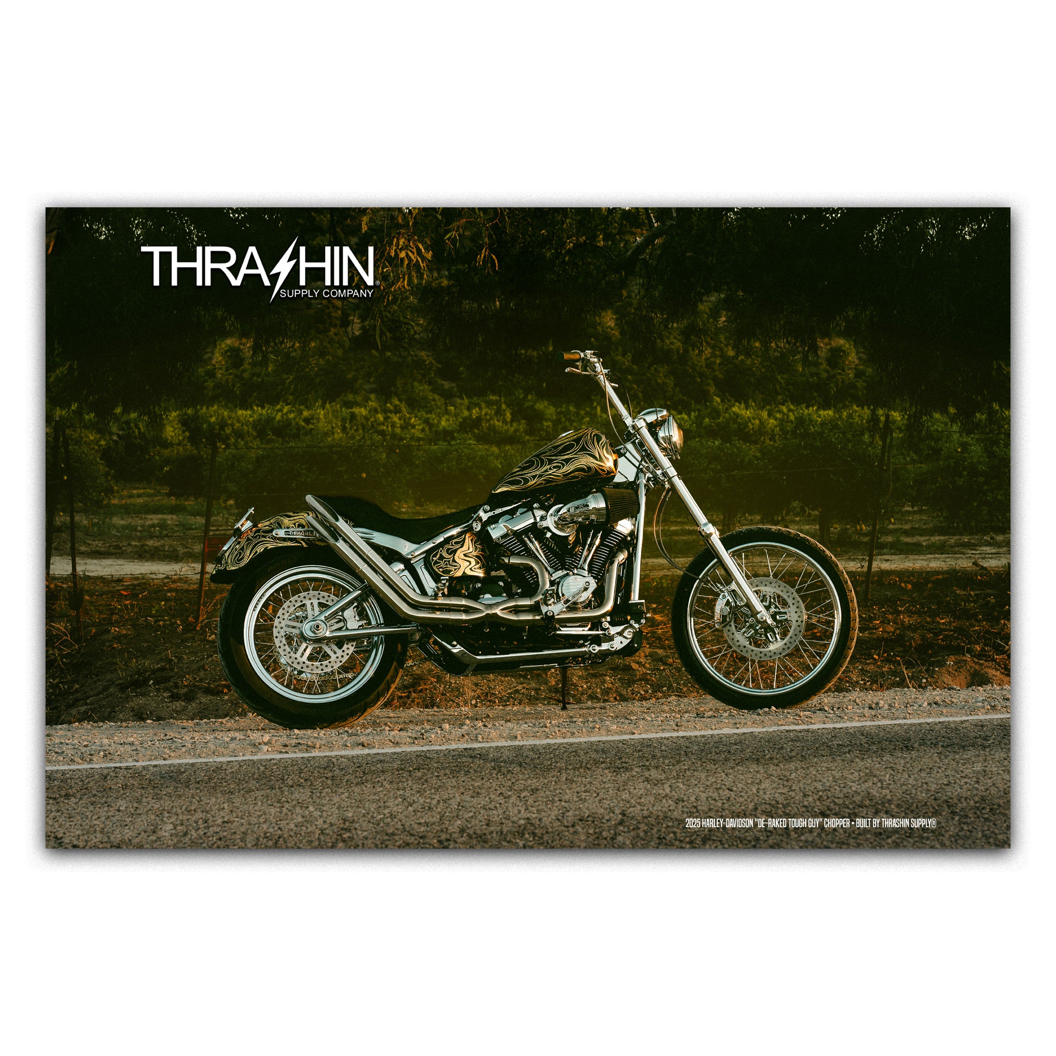 Thrashin Supply® Tough Guy Chopper Poster | 18