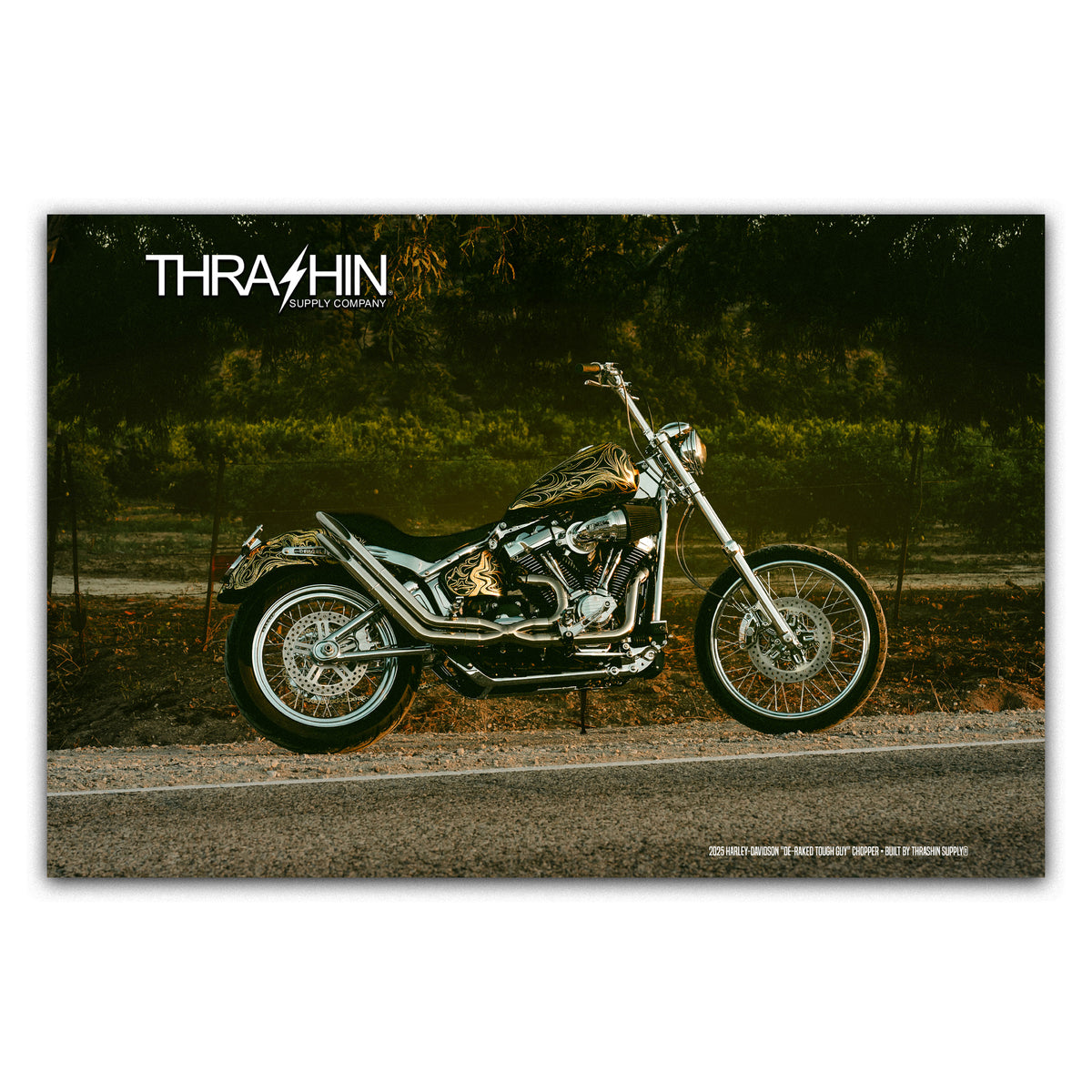 Thrashin Supply® Tough Guy Chopper Poster | 18" x 24"
