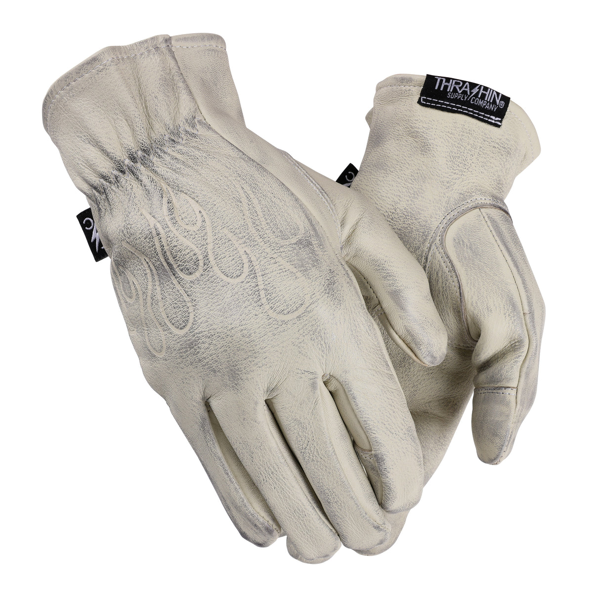 Roper Glove - Leather - Bone White