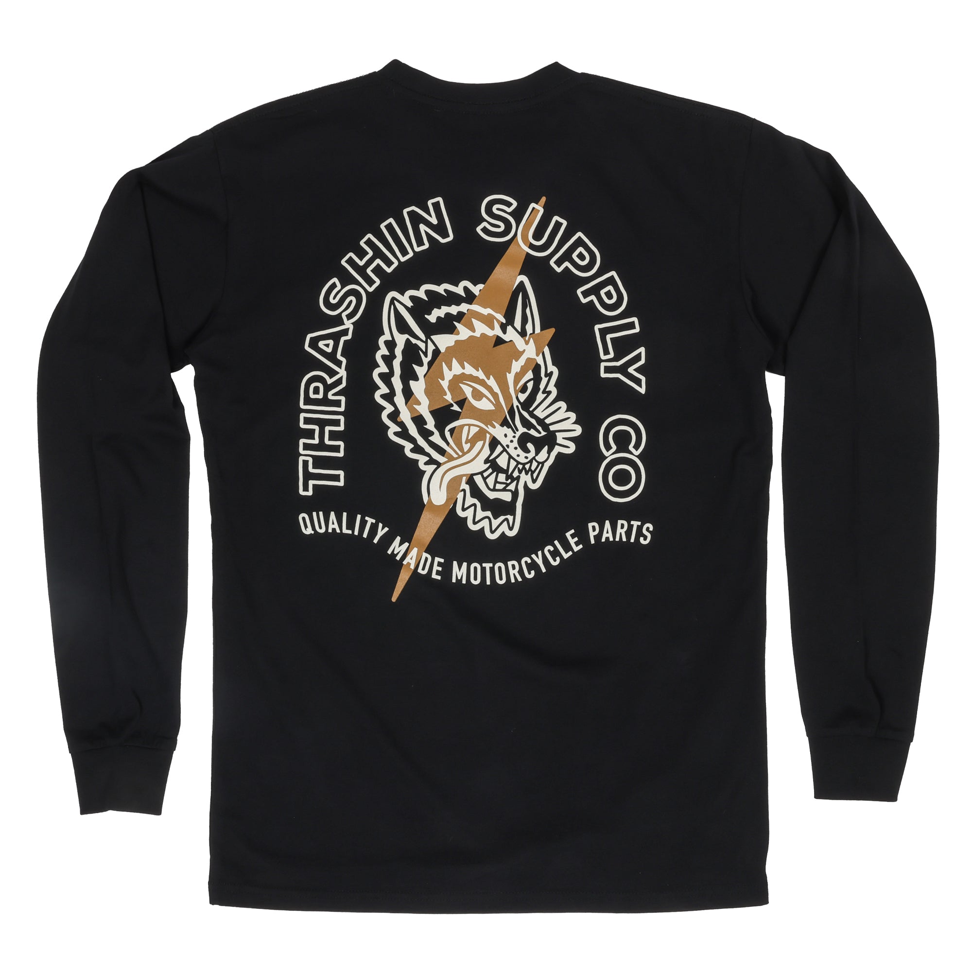 Wolf Long Sleeve - Premium - Black – Thrashin Supply