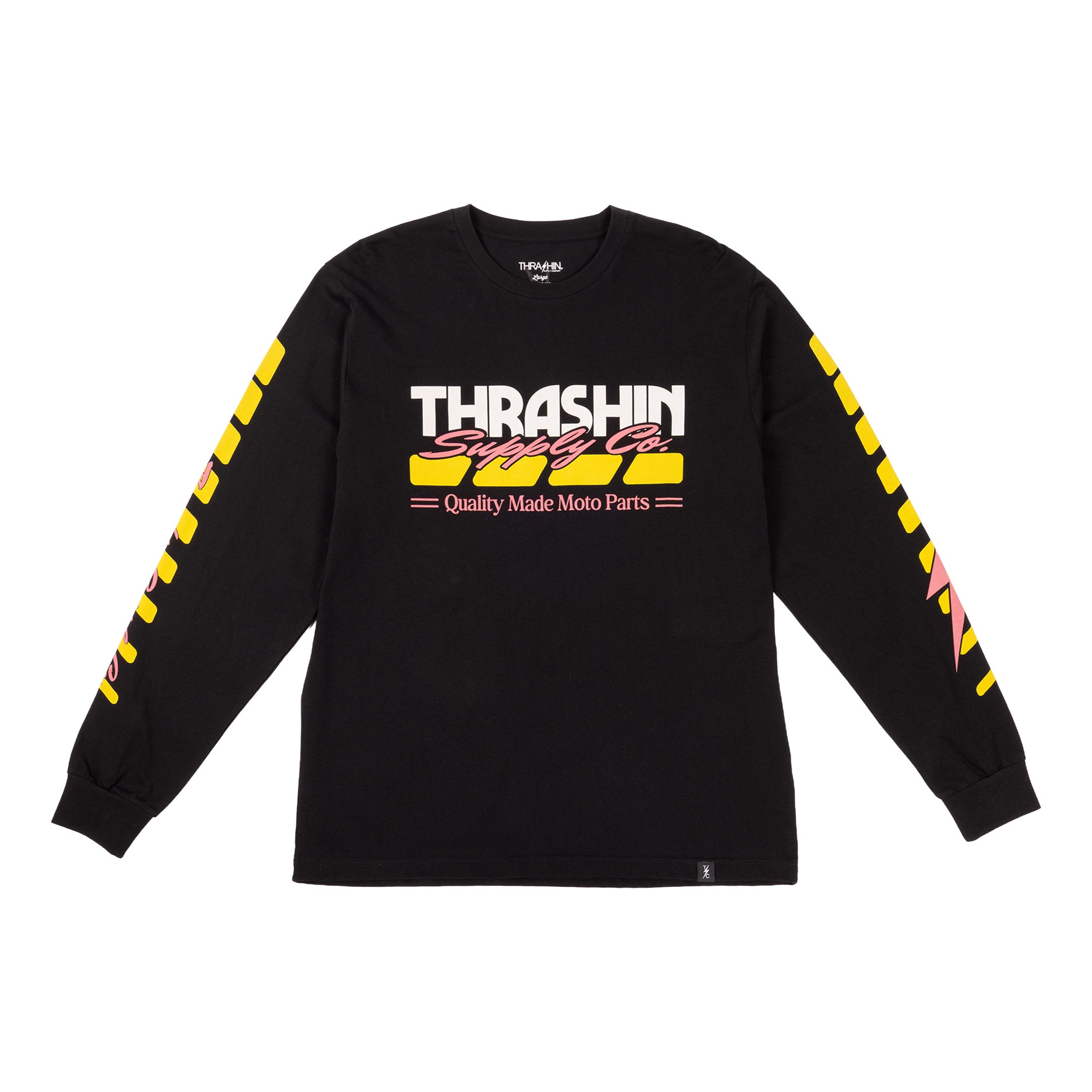 Thrashin Supply® Moto Long Sleeve - Premium - Black