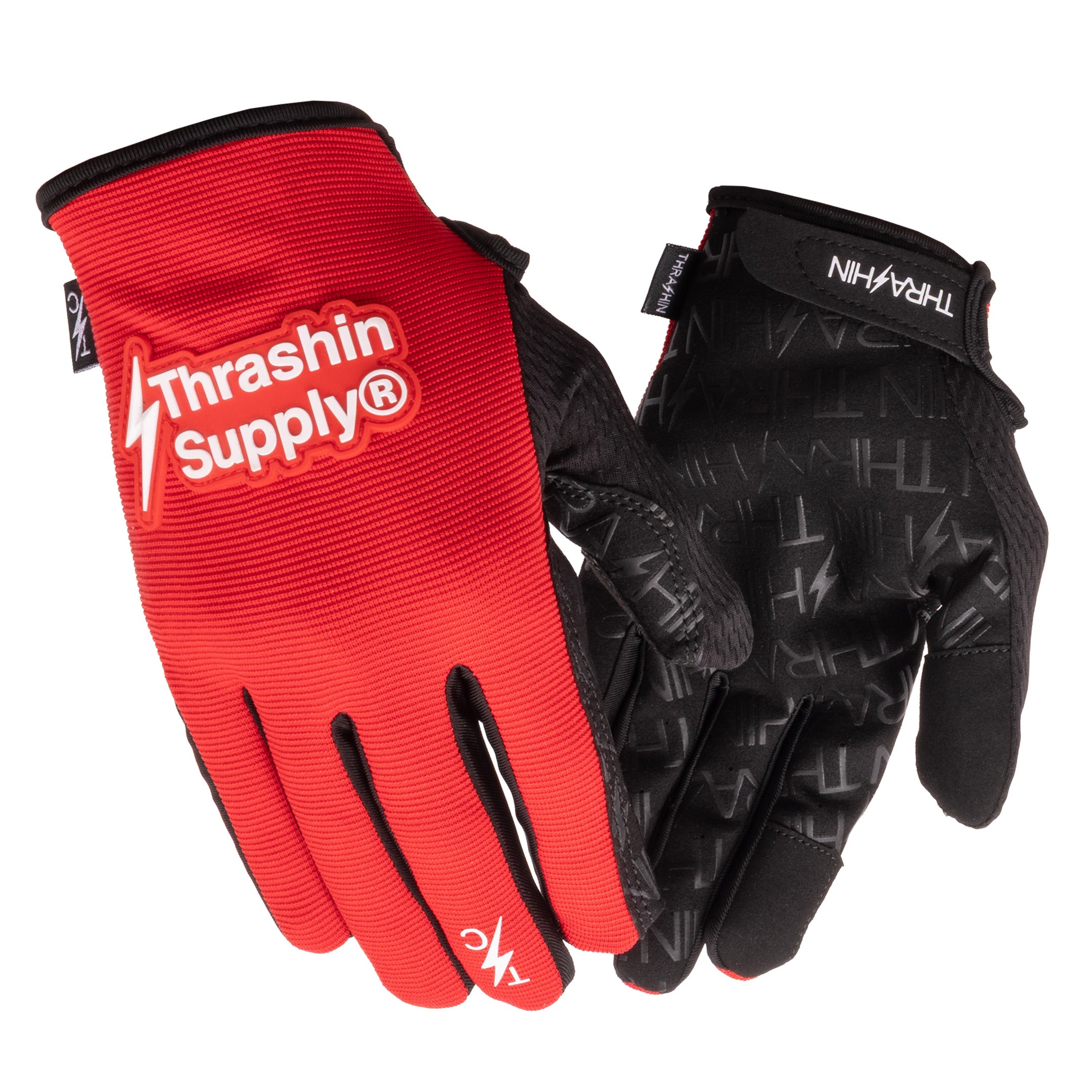 Thrashin Supply Co. Official Stealth Gloves - Red