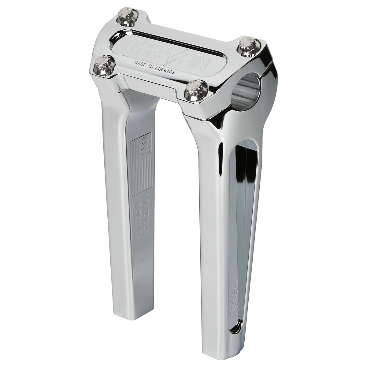 8" Straight Thrashin OG Risers - Chrome