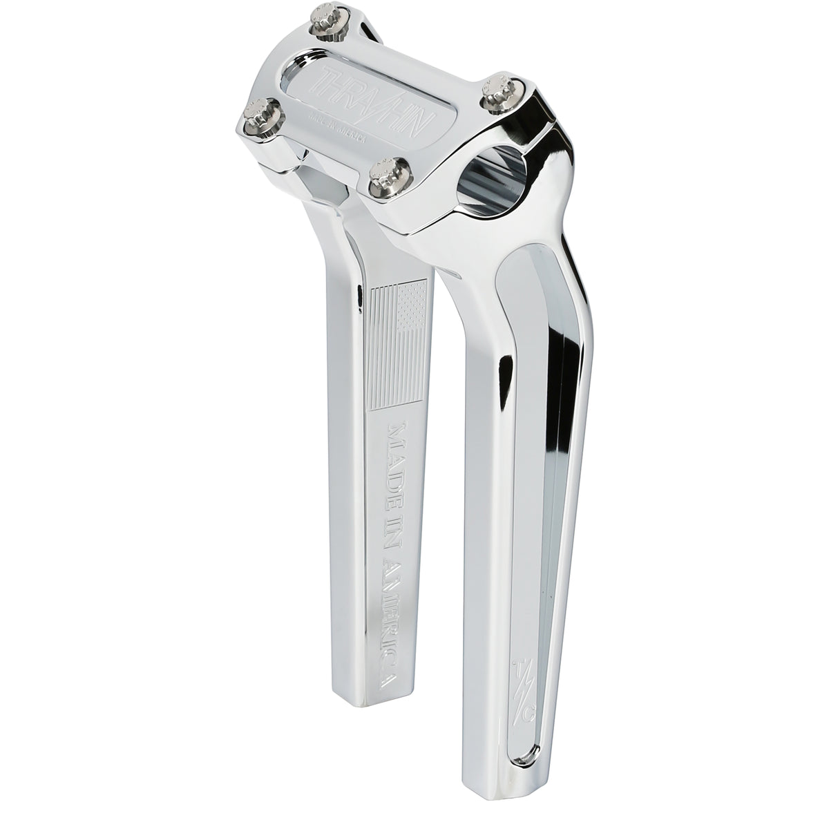 9.5" Pull Back Thrashin OG Risers - Chrome