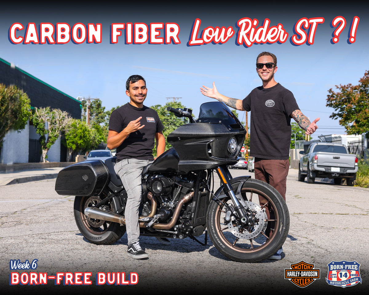 Carbon Fiber Low Rider ST !? Born-Free Build Week 6 - Vlog 74