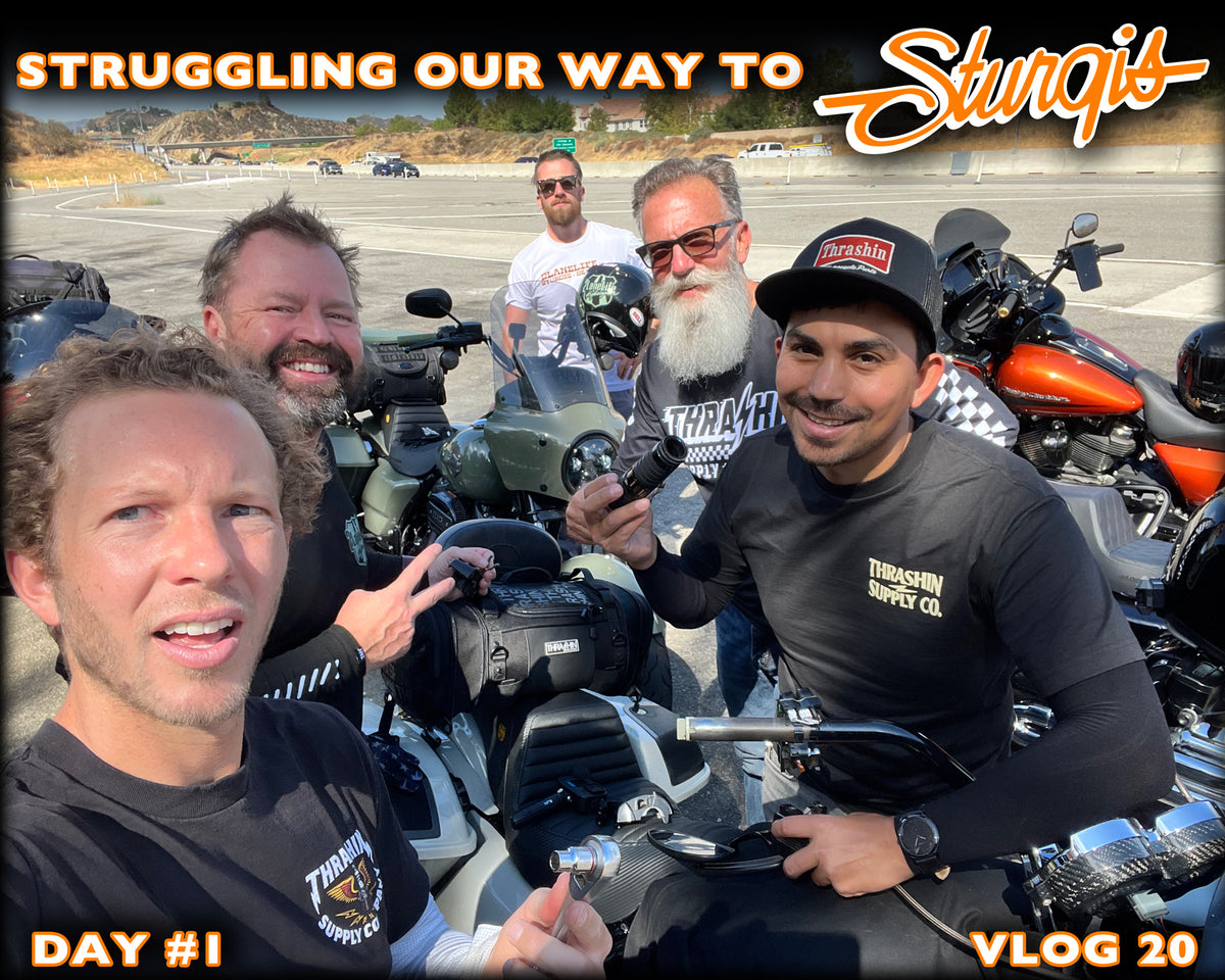 Struggling our way to STURGIS day #1 - Vlog 20
