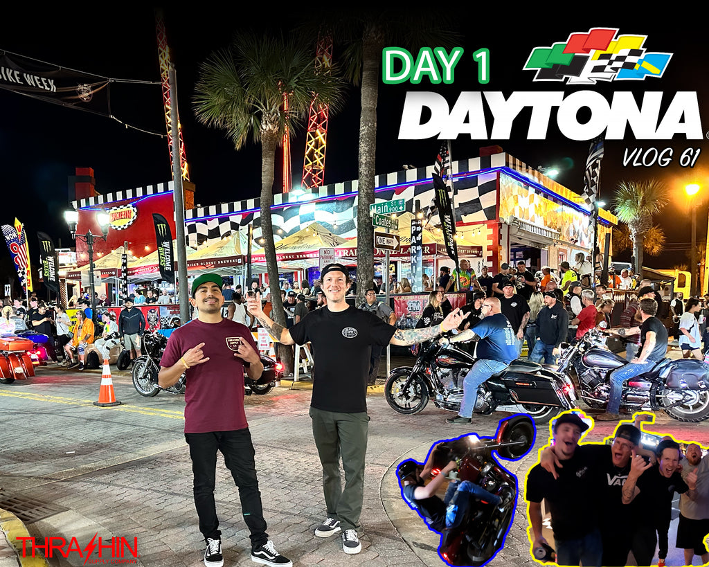 Thrashin at the 82nd Daytona Bike Week 2023 Day 1 Vlog 61