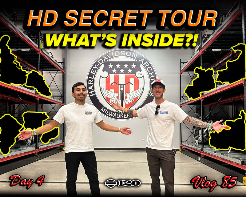 Harley Davidson Secret Tour! What's Inside?! - VLOG 85