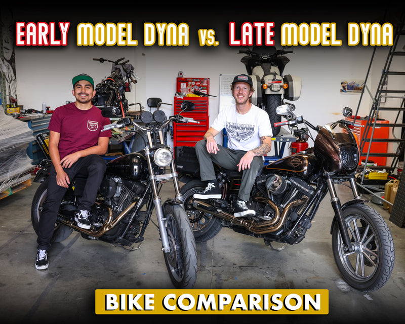 Early Model Dyna vs. Late Model Dyna - Bike Comparison