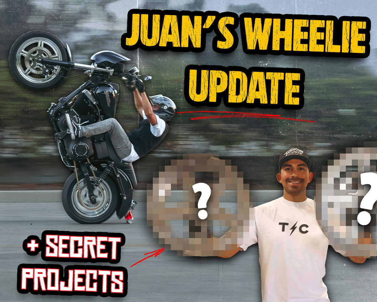 Juan's Wheelie Progress + Secret Projects! (He Scraped!?) - Vlog 259