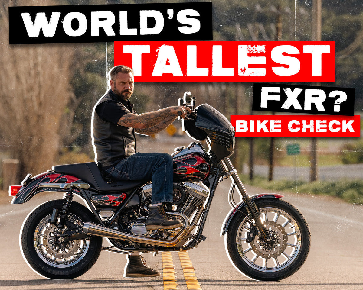 WORLD'S TALLEST FXR?! | Matt's Lifted "Ventura Style" 1990 FXR - BIKE CHECK