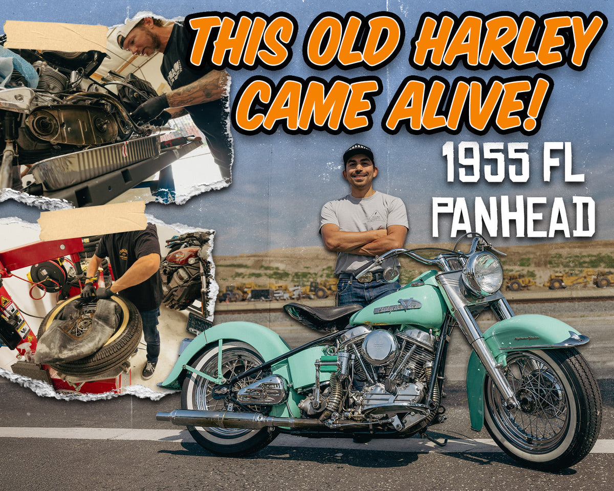 First Ride | 1955 FL Panhead (Here's What Happened!) - Vlog 244