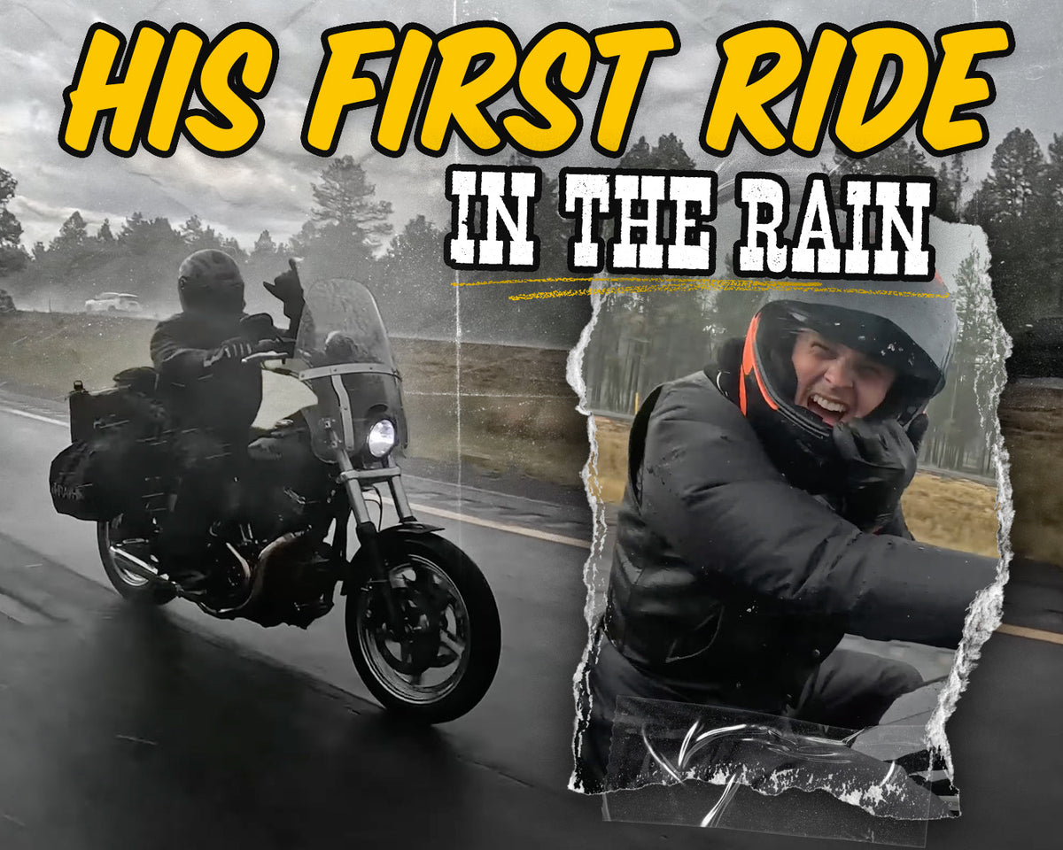 His First REAL Ride In The Rain!! | Four Corners Rally, Day 4 - Vlog 277