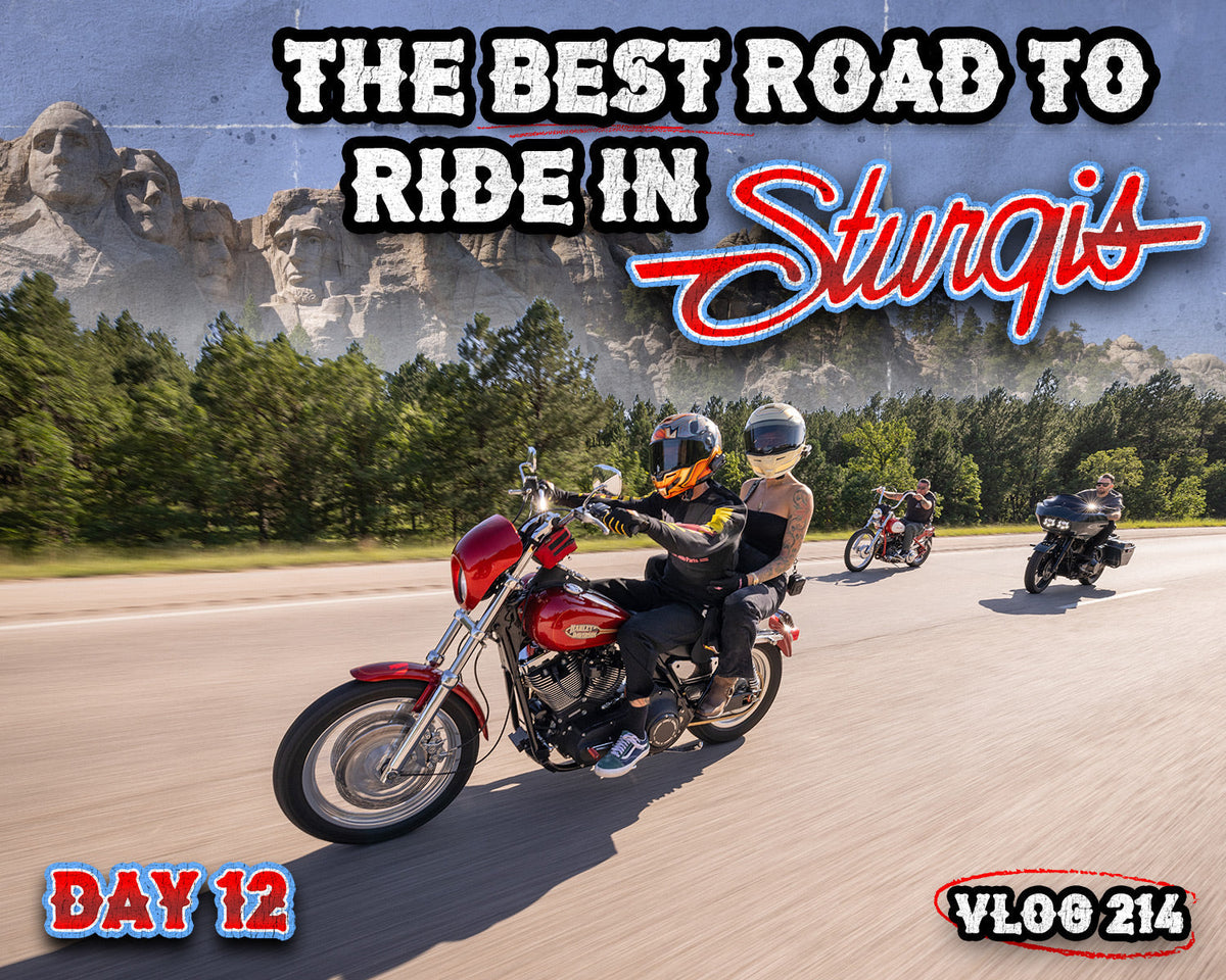 Day 12 - The Best Road To Ride If You Go To Sturgis! - Vlog 214