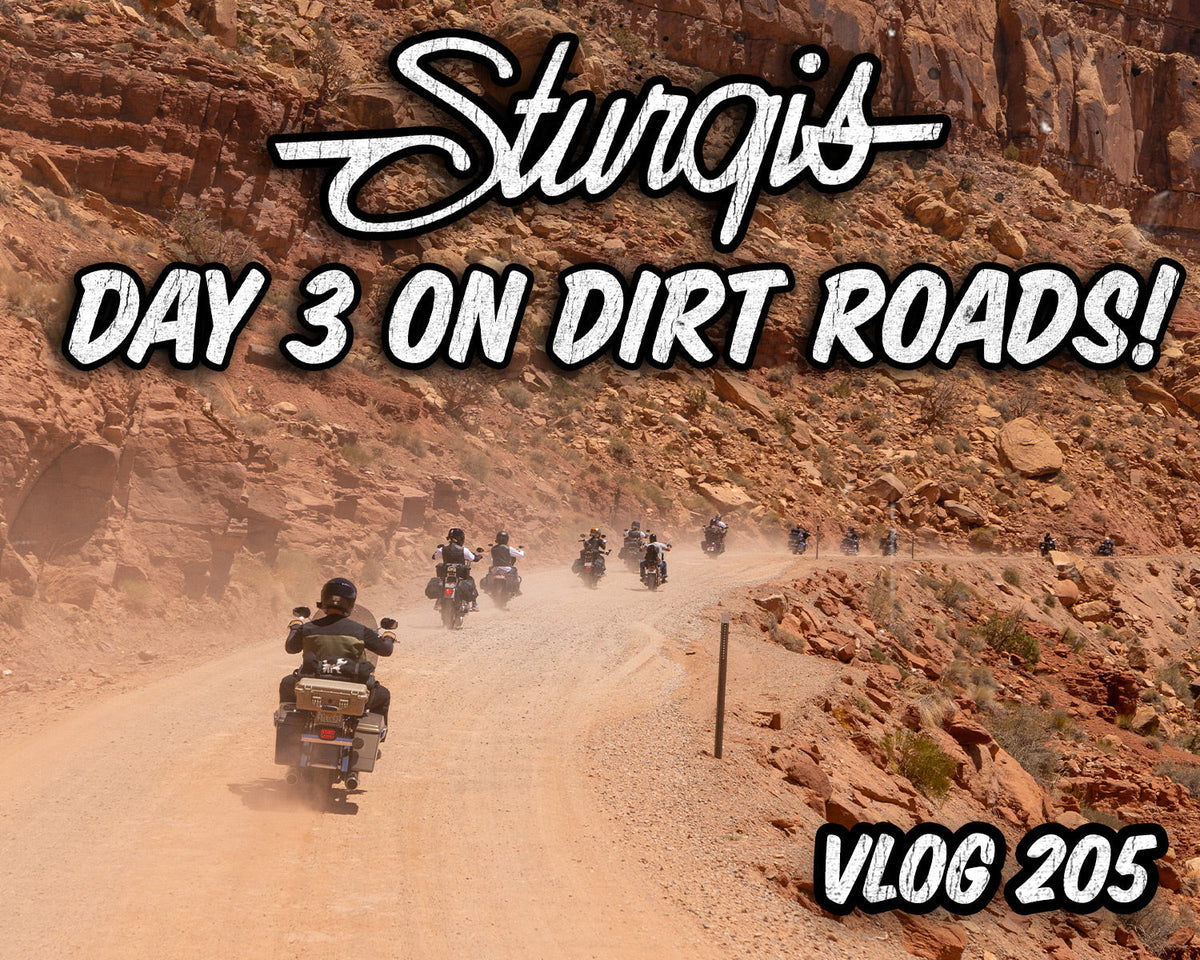 Day 3 - Riding On Dirt Roads On The Way To Sturgis - Vlog 205