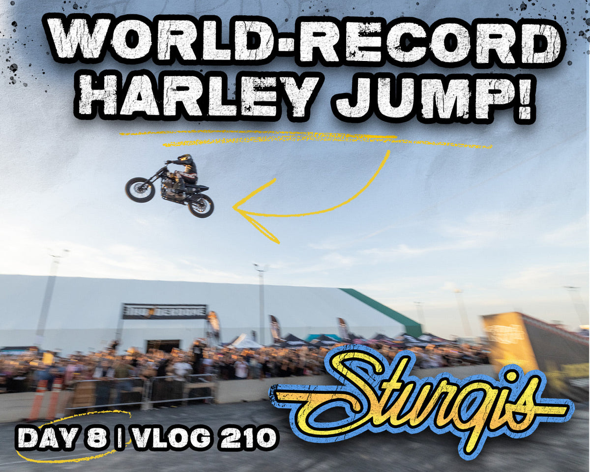 Day 8 - Epic Rides & World Record Harley Jump In Sturgis! - Vlog 210