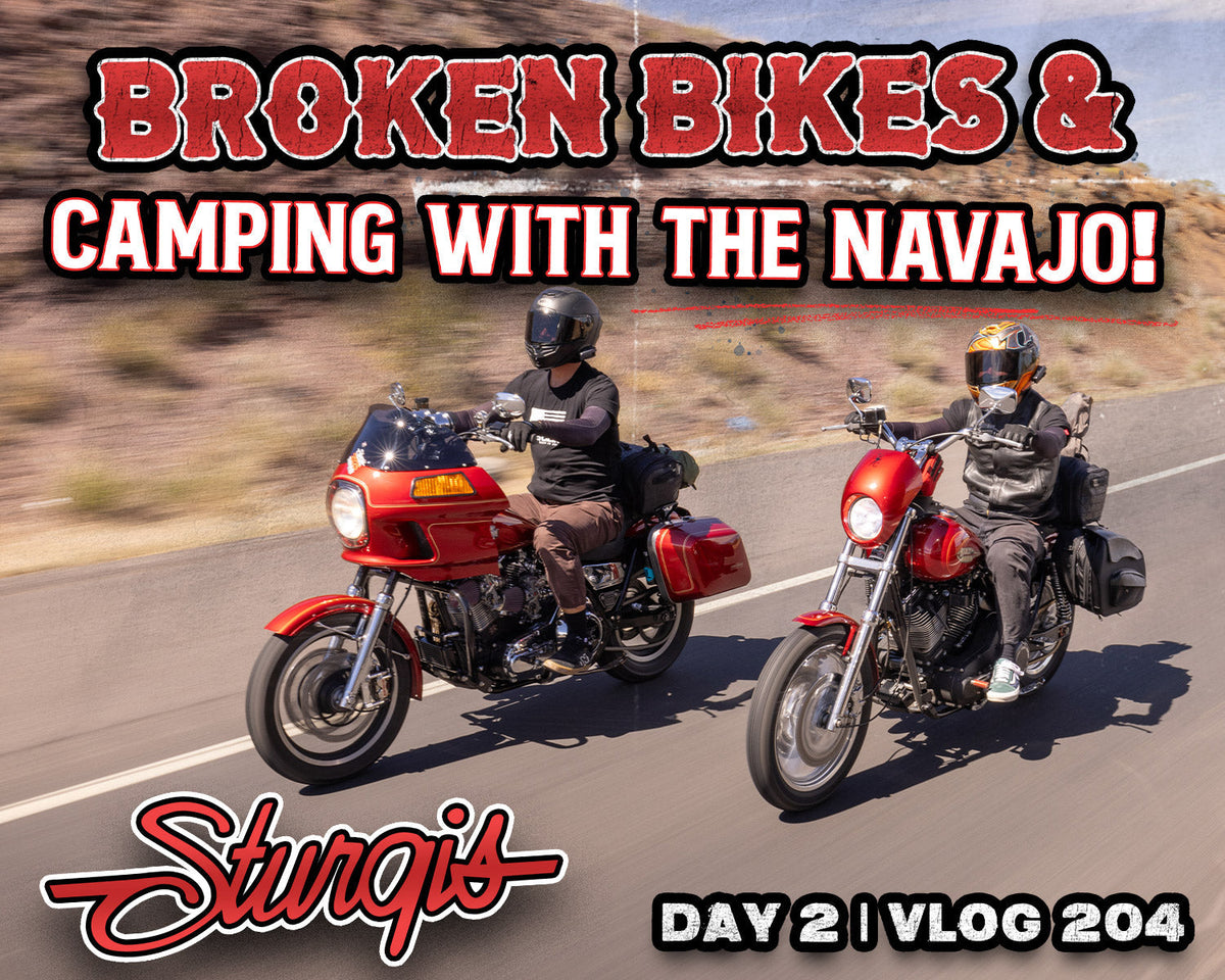 Broken Bikes & Camping On Top of Monument Valley! (Sturgis Day 2) - Vlog 204