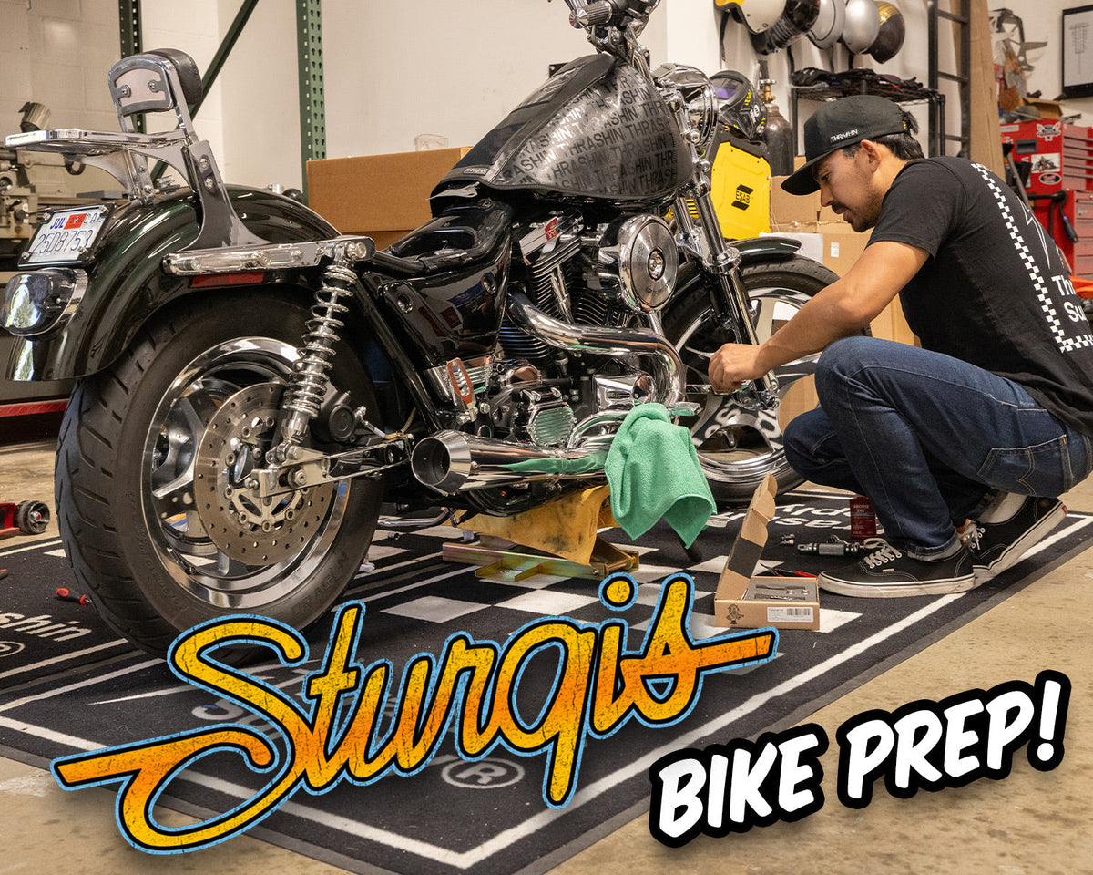 Bike Prep & Custom Painted Helmets for Sturgis 2025!