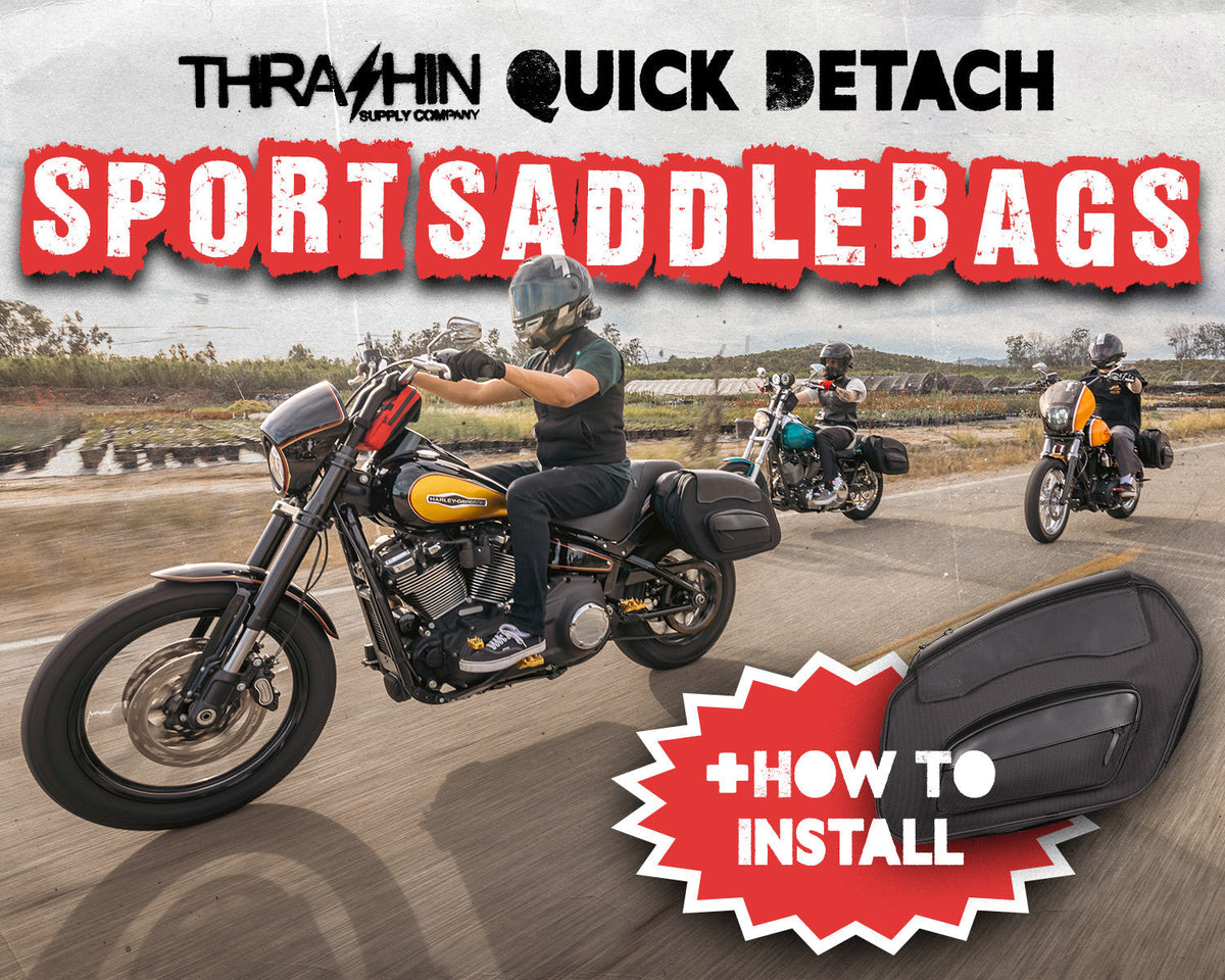 Thrashin Supply® Sport Saddlebags | Product Highlight + Installation Guide