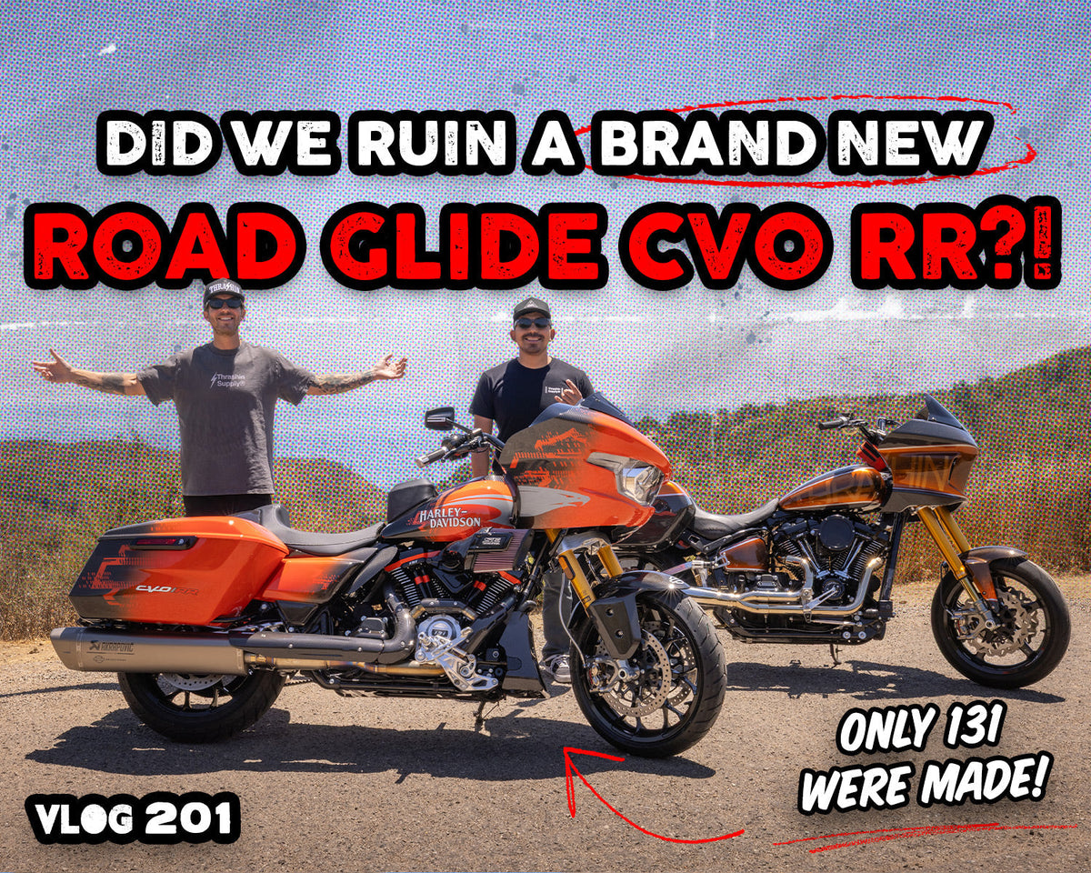 Did We Ruin a Brand New Harley Road Glide CVO RR?! - Vlog 201
