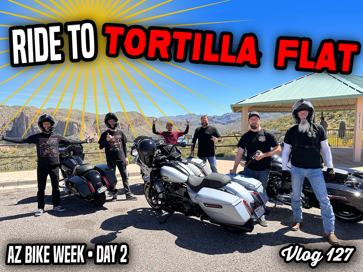 🌵 Riding Baggers to Tortilla Flat | AZ Bike Week Day 2 - Vlog 127