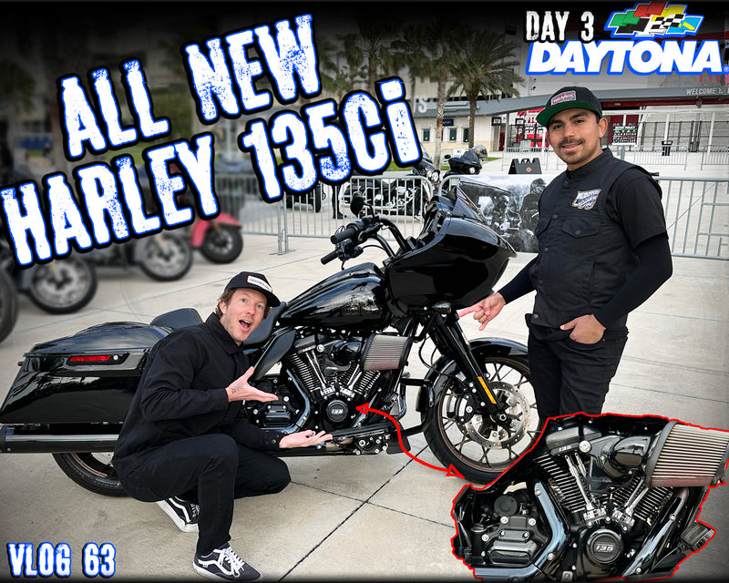 We rode the ALL-NEW Harley Davidson 135ci - Daytona Day 3 - Vlog 63