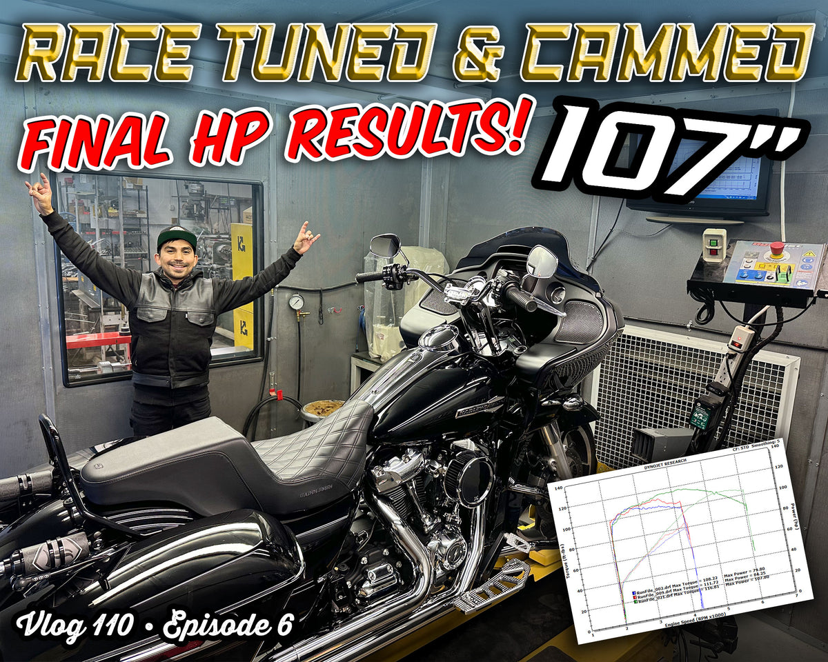 Fully cammed and Tuned 107" M8 vs stock Road Glide 117" CVO Milwaukee 8