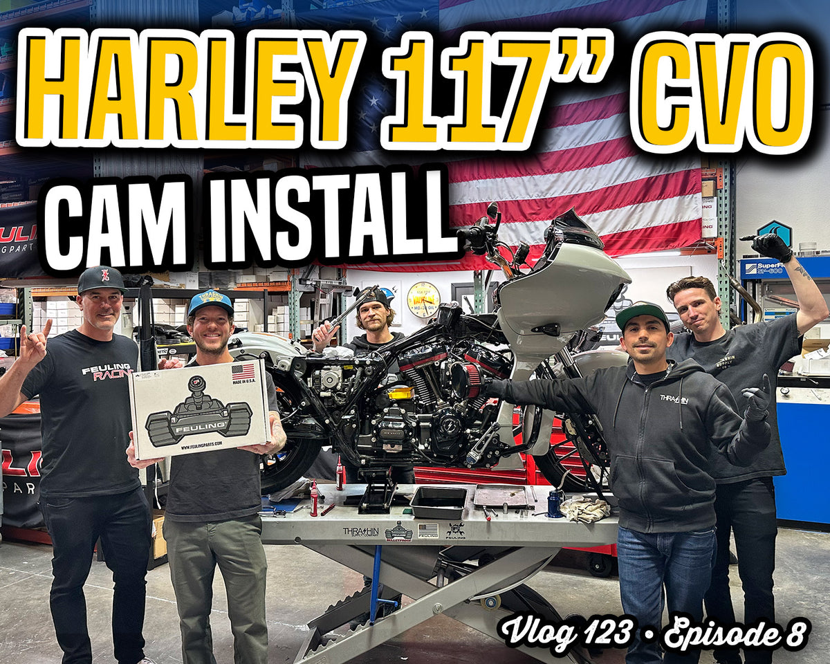 Cam Install on a 117" Road Glide CVO (Battle of the Baggers Ep.8) - Vlog 123