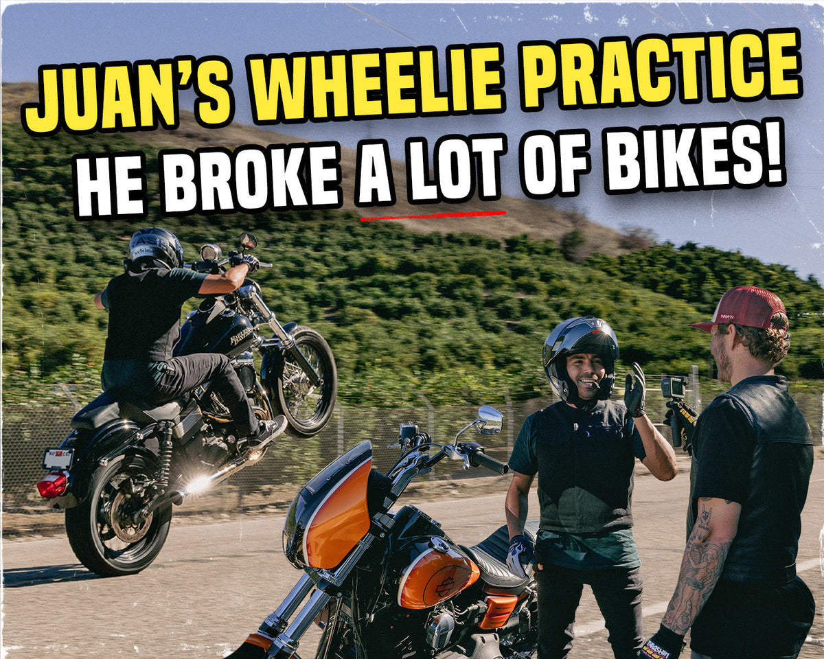 Juan's Wheelie Practice Continues! (He Broke Multiple Bikes!) - Vlog 226