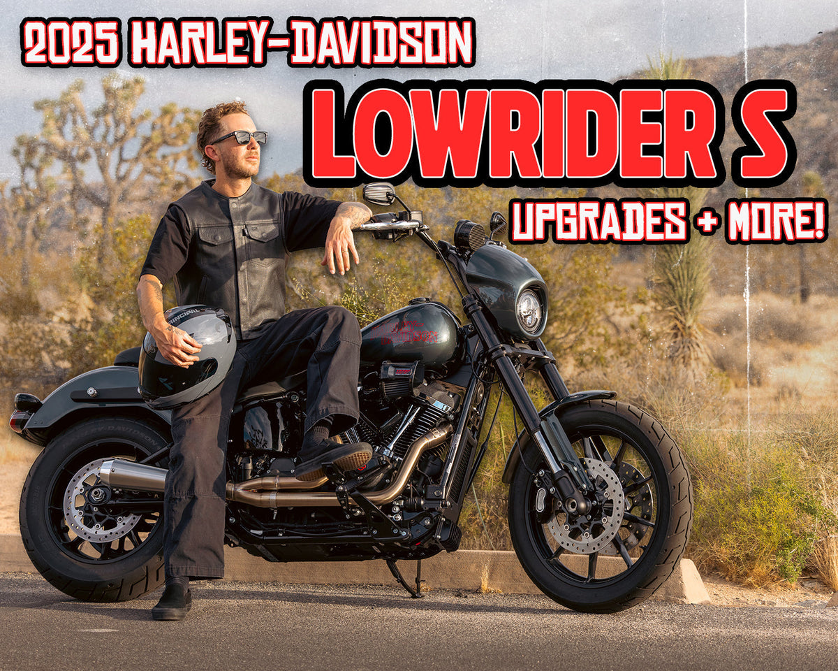 2025 Harley-Davidson Lowrider S Makeover, Panhead Springers, & Riding In Joshua Tree! - Vlog 258