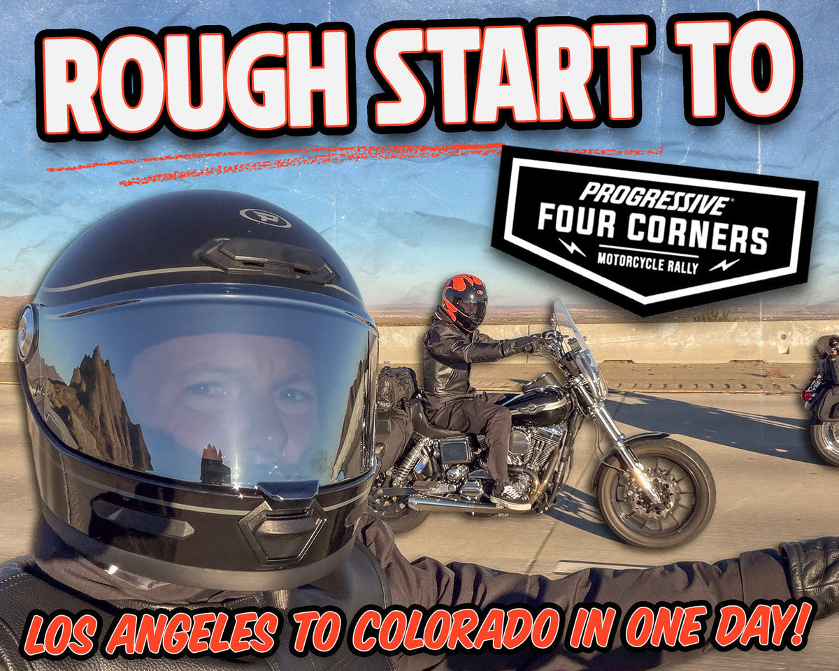 Rough Start Riding From Los Angeles To Colorado! | Four Corners Rally Day 1, Part 1 - Vlog 273