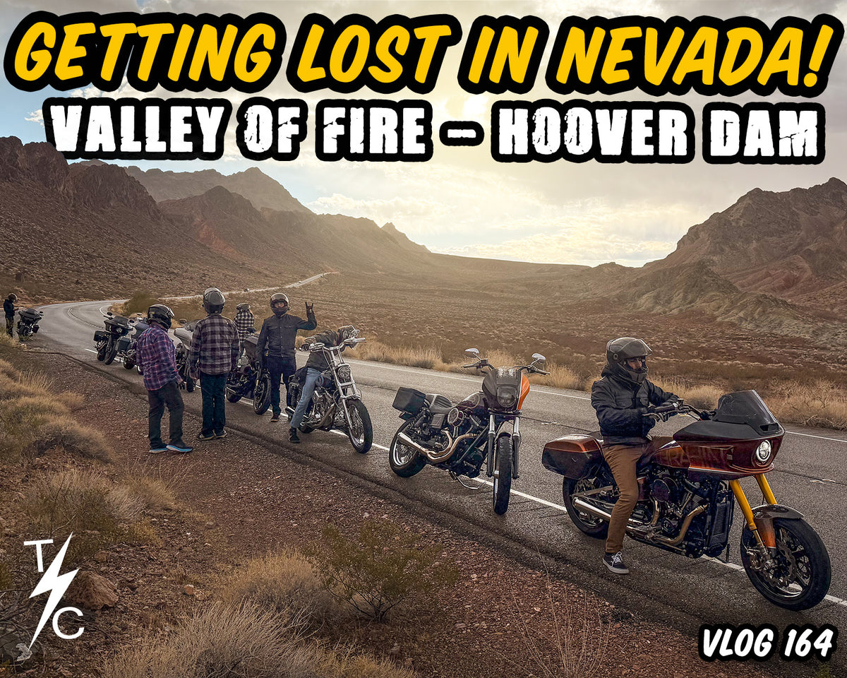 Getting Lost In Nevada! (Riding Valley of Fire & The Hoover Dam) - Vlog 165