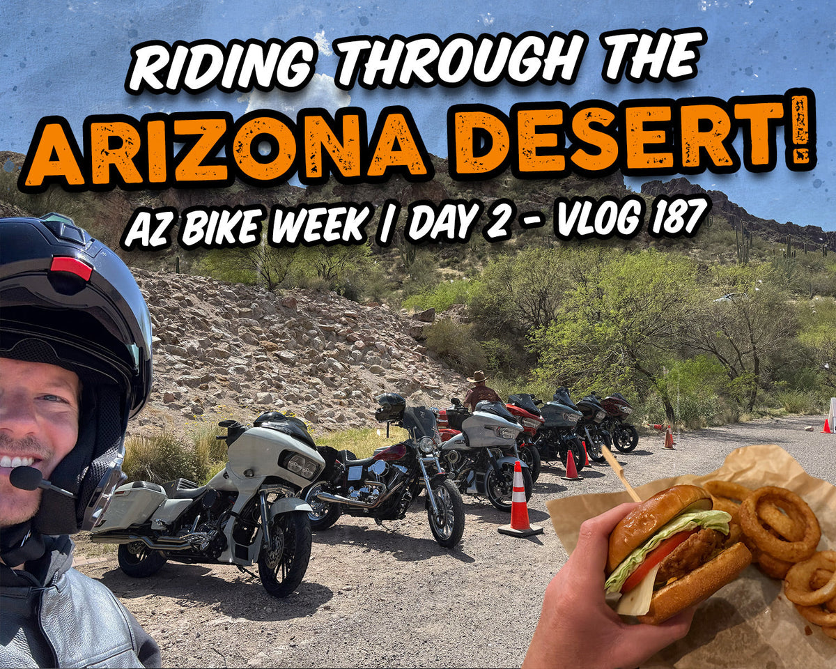 Riding Through The Arizona Desert to Tortilla Flats! | AZ Bike Week 2025 | Day 2 - Vlog 187