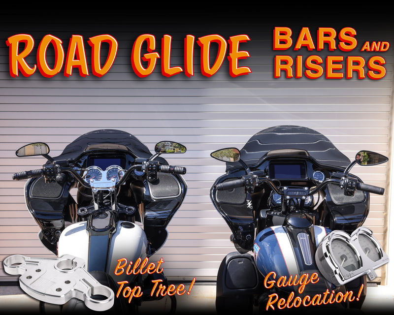 Road Glide Bars & Risers + Top Tree & Gauge Relocation!