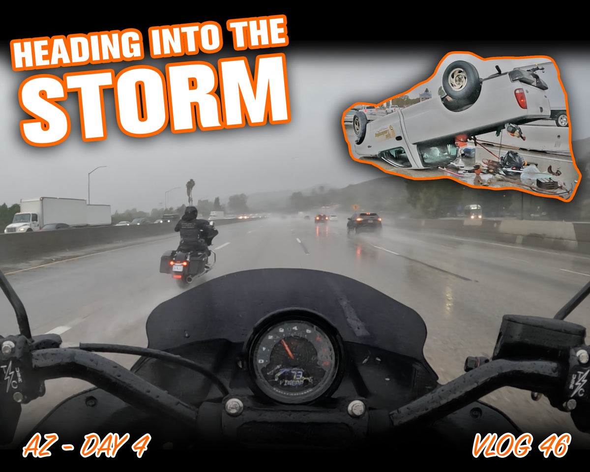Riding Harley's In The Rain - AZ Day 4 - Vlog 46