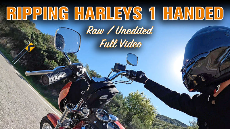 Ripping Harleys 1 Handed Up Stunt Rd - Full / Unedited Video!