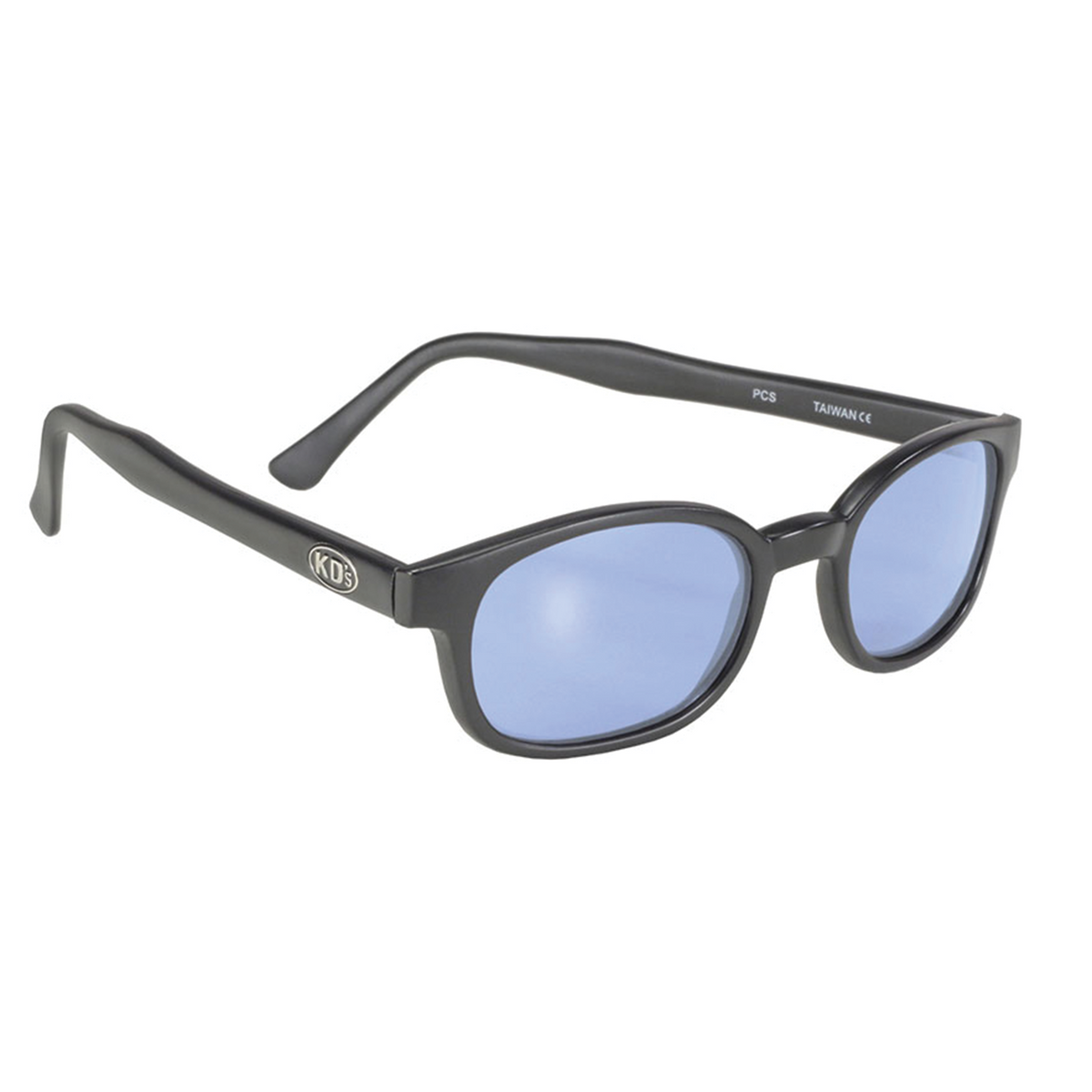 X-KD'S - Matte Black Frame / Light Blue Lens