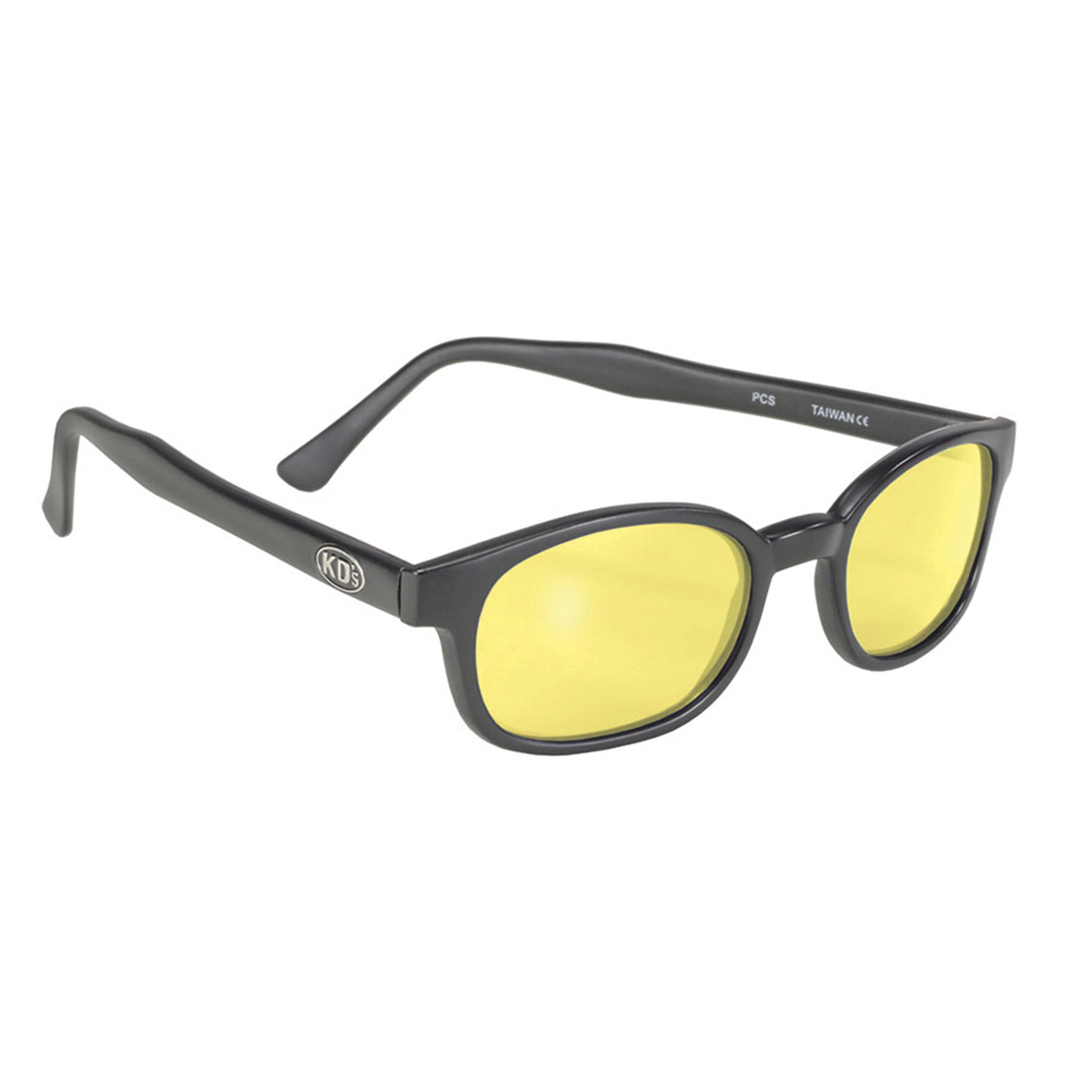 X-KD's - Matte Black Frame / Yellow Lense