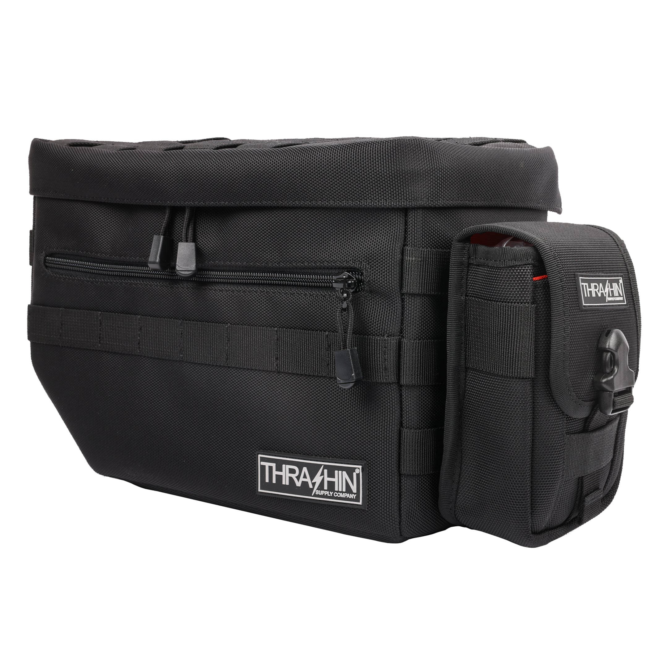 Multi-Use Motorcycle Molle Pouch - Black – Thrashin Supply