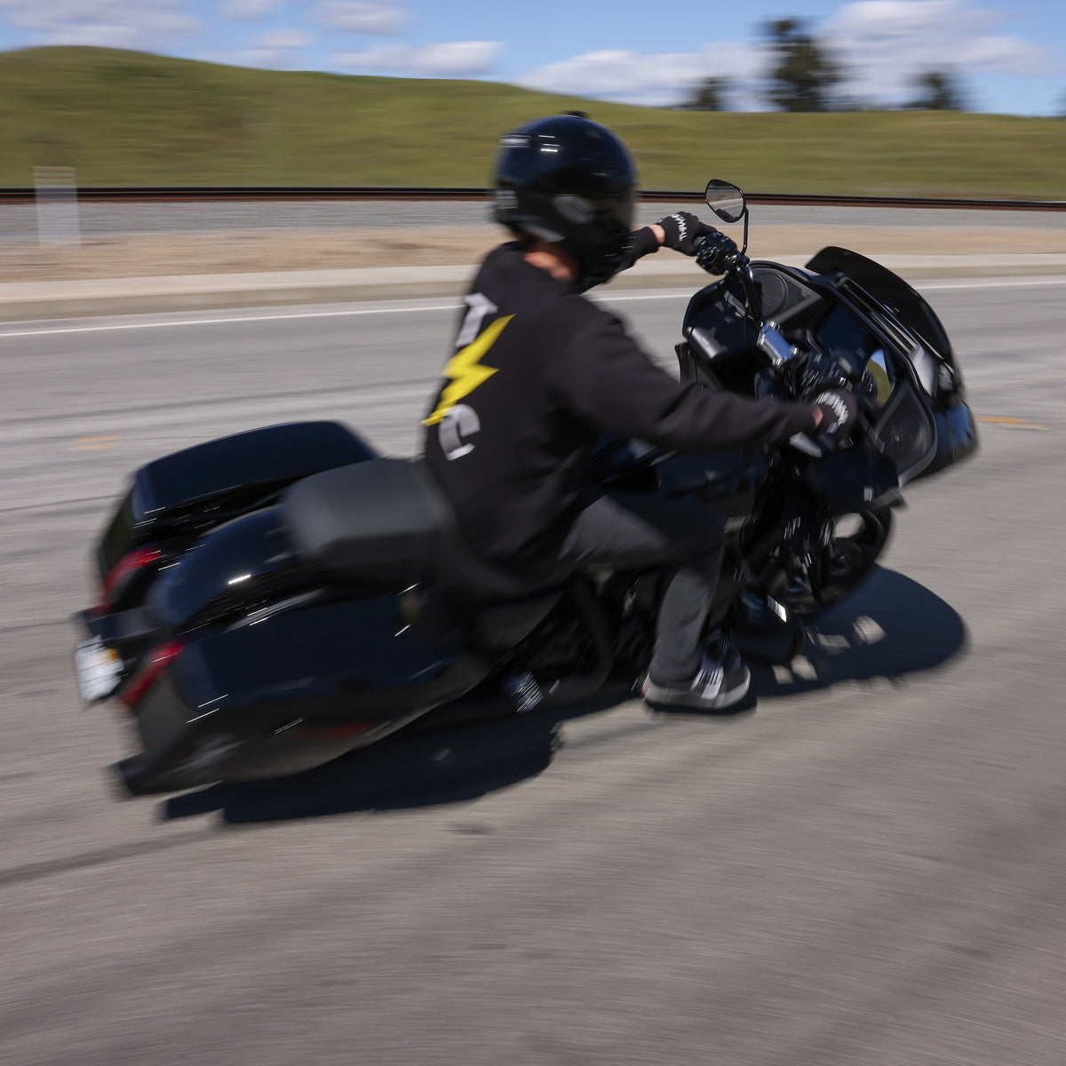 Harley Davidson Motorcycle Bike With High Handlebars 2024+ High