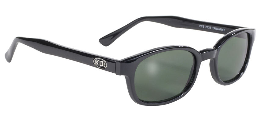 Original KD's - Black Frame / Dark Green Lens