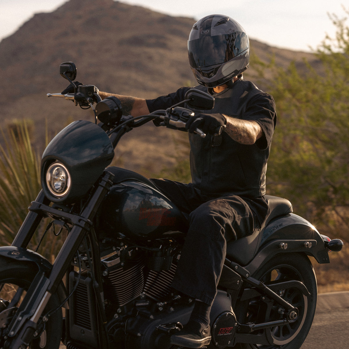 bikermental.com leather motorcycle helmet 1Storm Full Face Open Face Knight Classical (Detachable Face Mask): HKY861 Glossy Black / S( 53-54 cm 20.9/21.3 Inch ) Wearing DOT approved protective gear Cool Motorcycle Helmets - Etsy