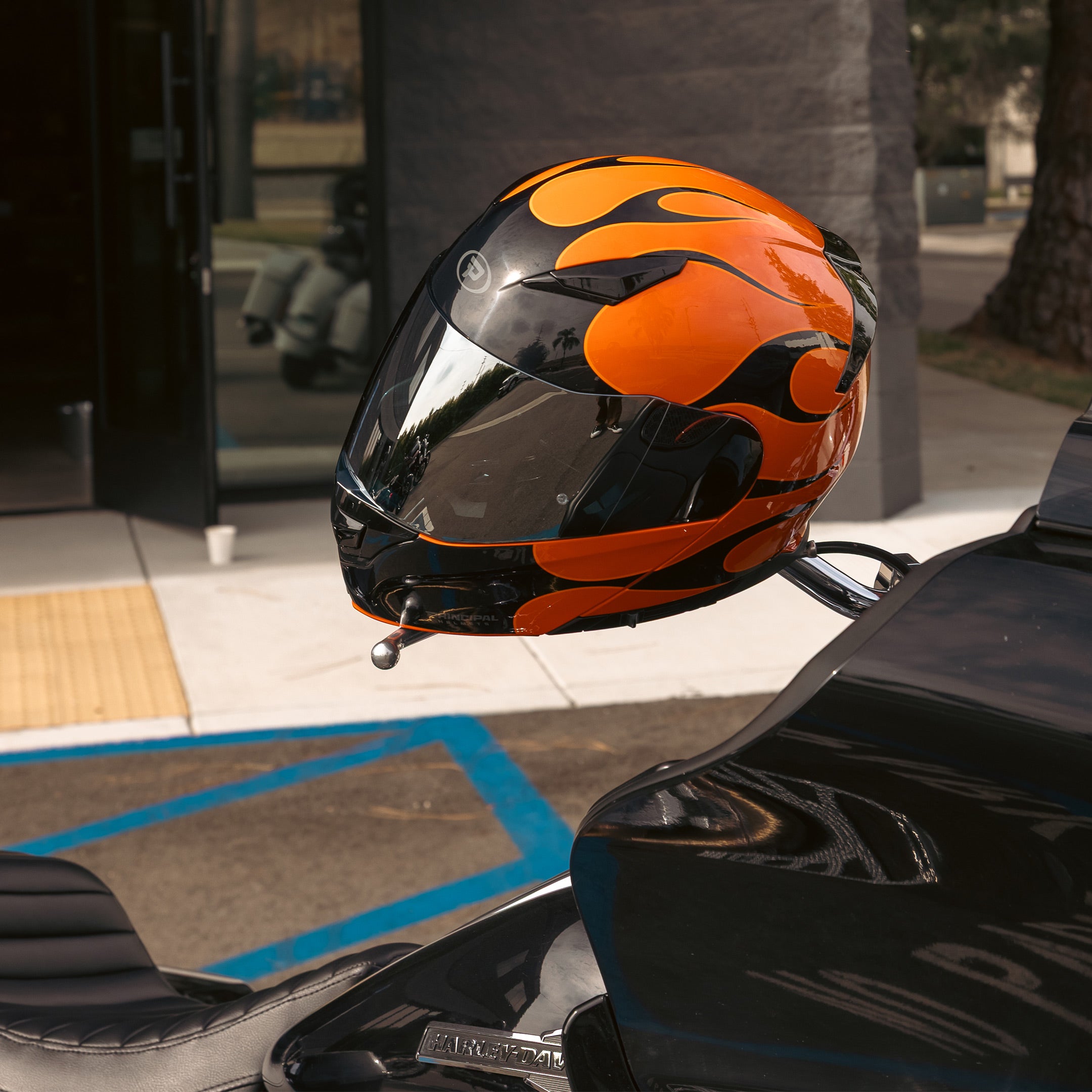 Principal 950 Modular Helmet - Orange Flame – Thrashin Supply