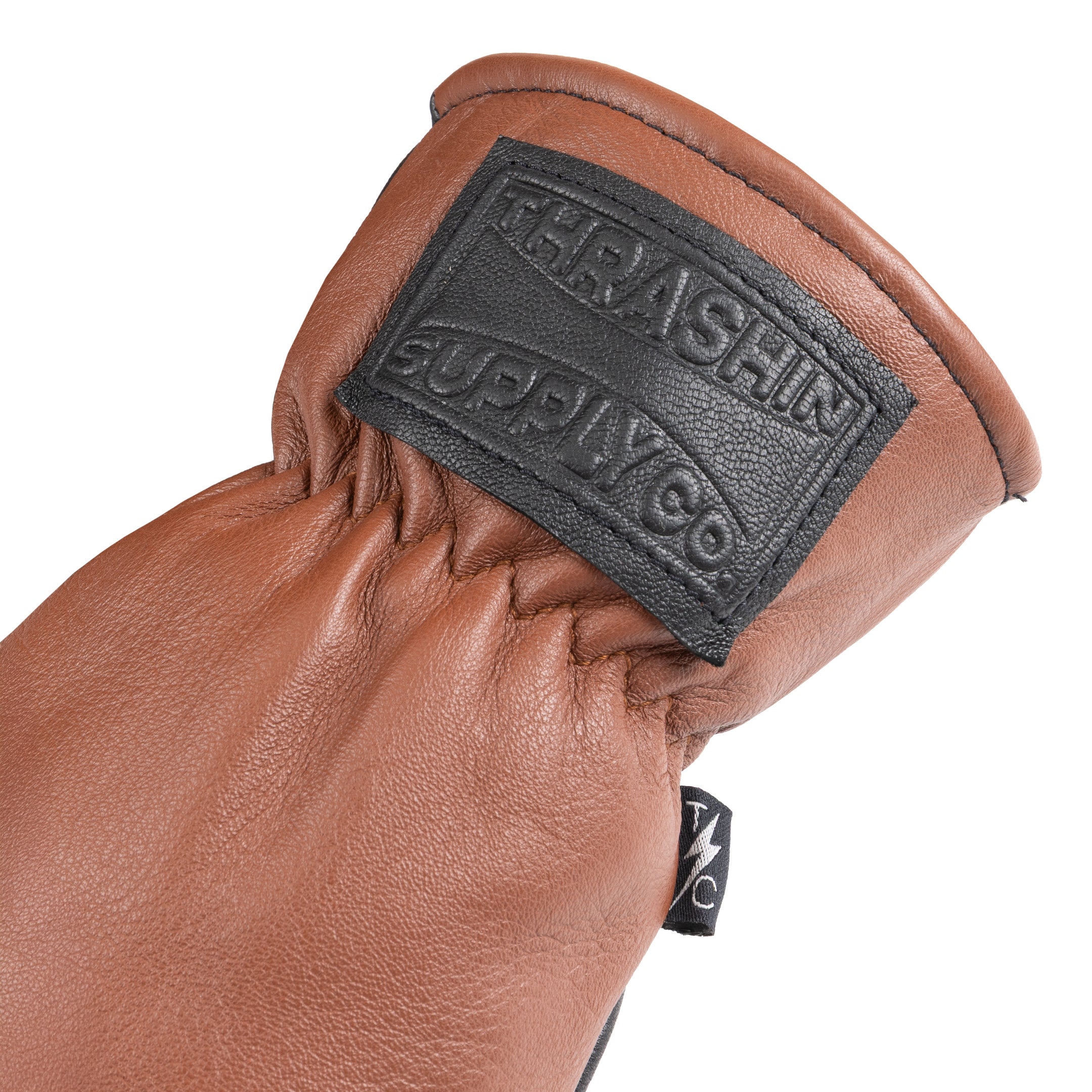 Thrashin Supply® Ace Roper Glove - Leather - Black / Brown