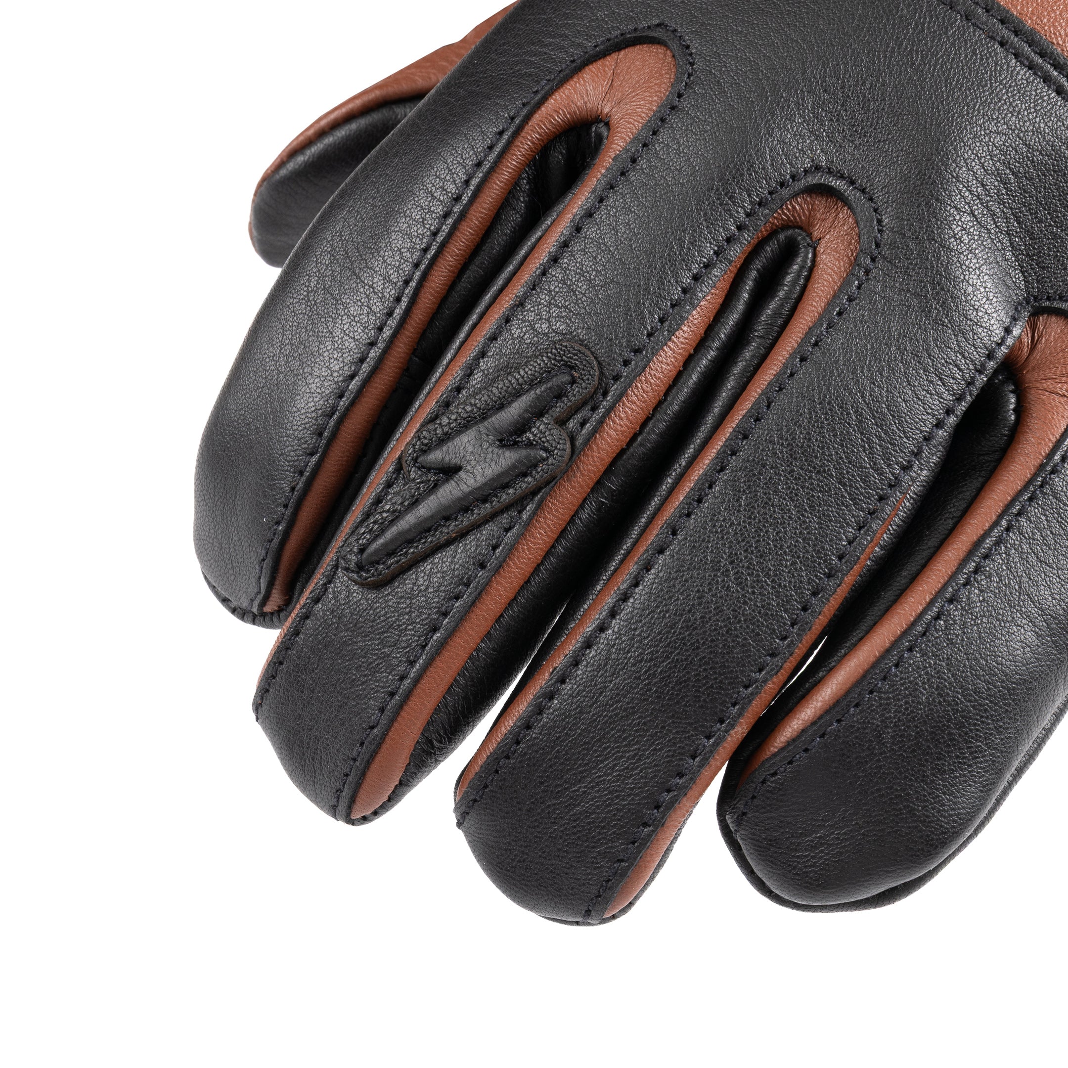 Thrashin Supply® Ace Roper Glove - Leather - Black / Brown