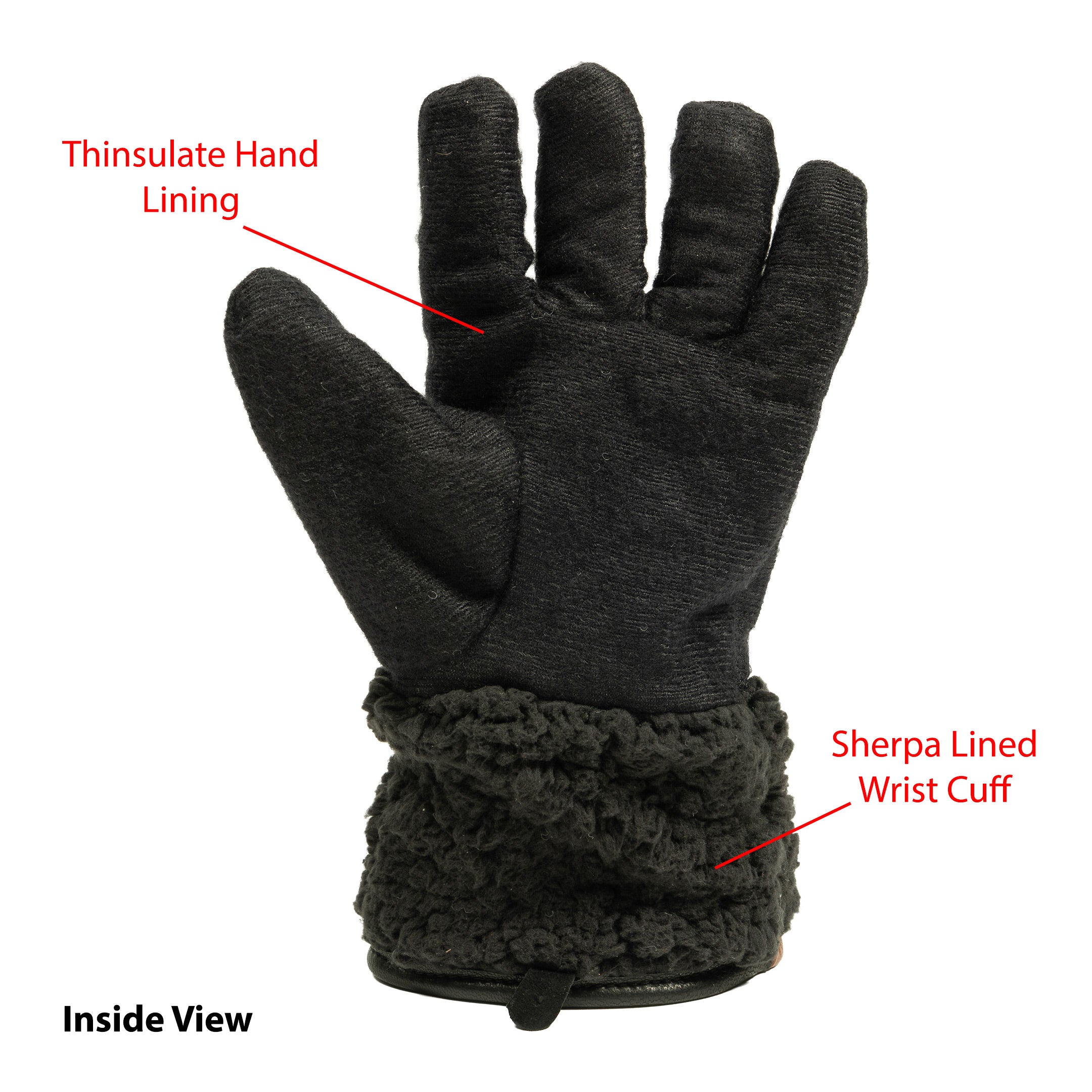 Thrashin Supply® Ace Roper Glove - Leather - Black / Brown