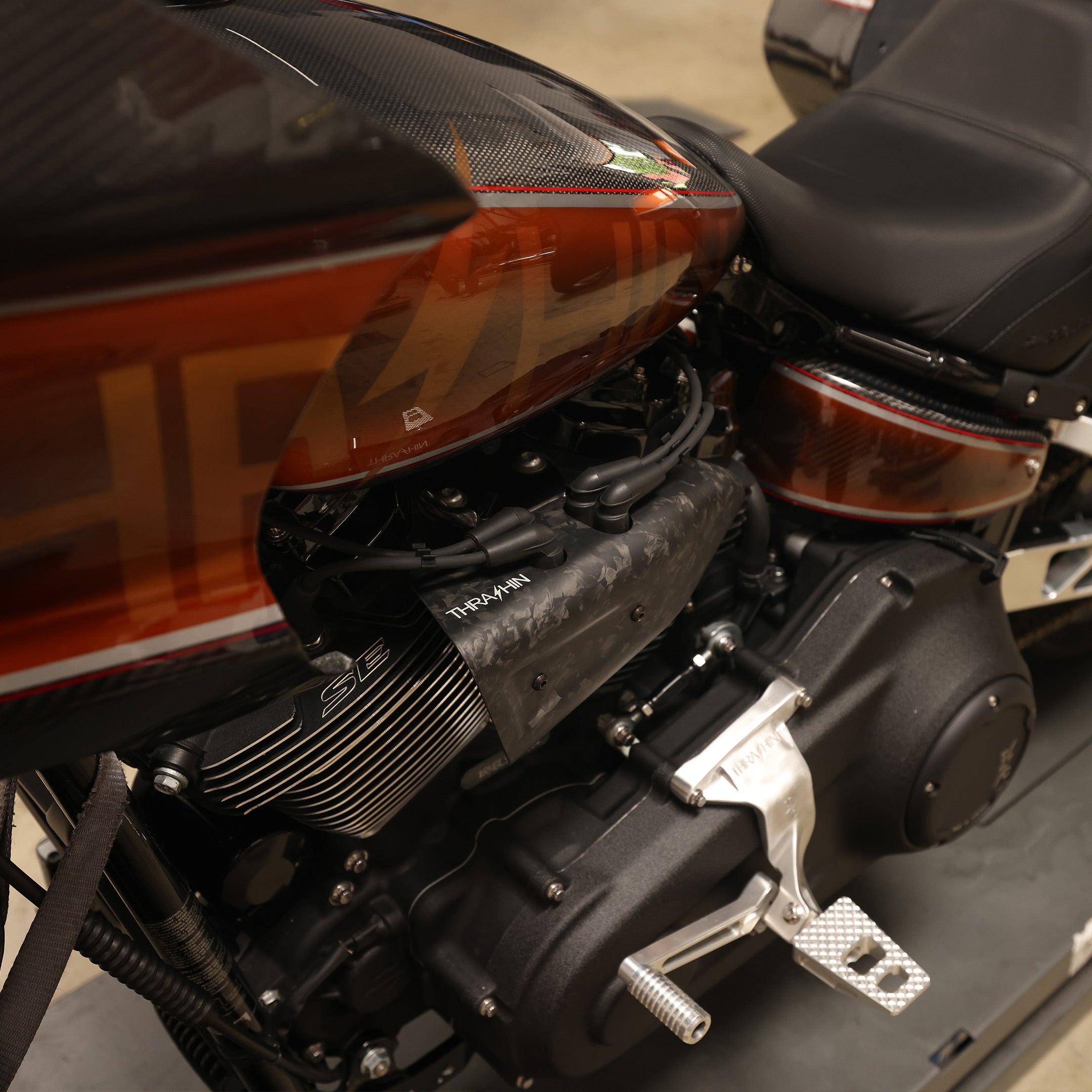 Air Scoop | Milwaukee Eight Engine - Matte Forged Carbon